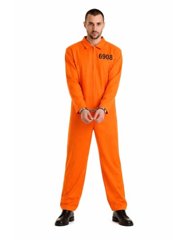 Costume Carcerato Guantanamo Taglia L - di alta qualità, ideale per il carnevale, feste a tema ed eventi speciali